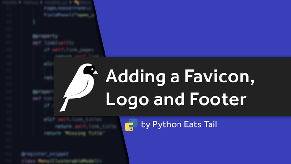 16. Adding a Favicon, Logo and Footer video image